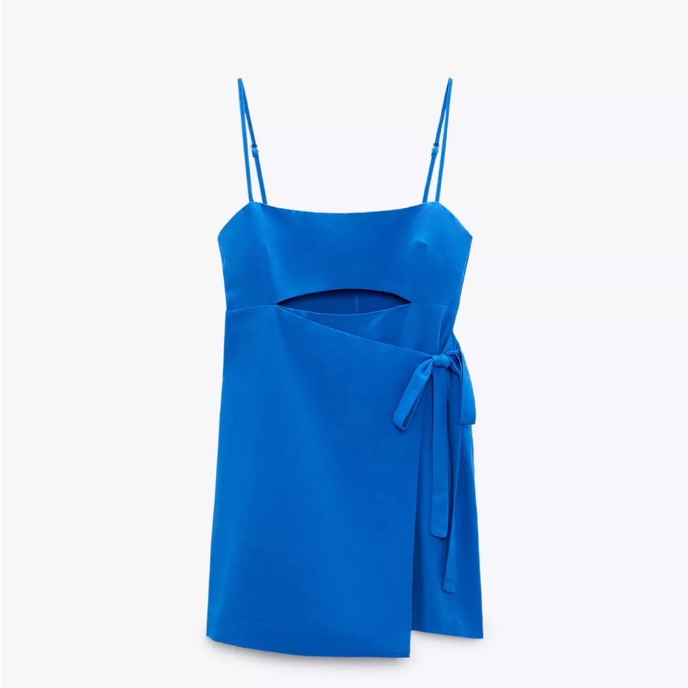 ZARA ELECTRIC BLUE SKORT DRESS